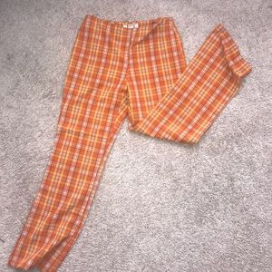 guess plaid pants